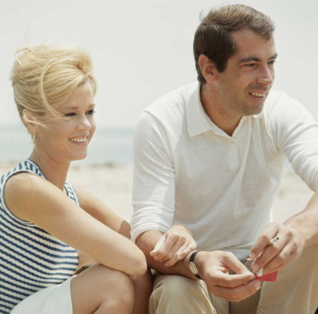 Jane Fonda with her husband Roger.